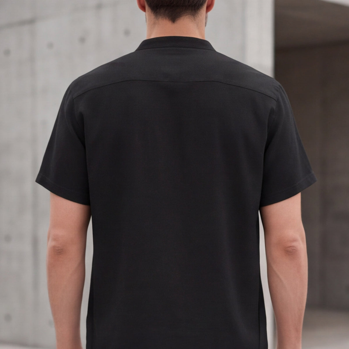 Matteo Bellini Linen Henley Shirt