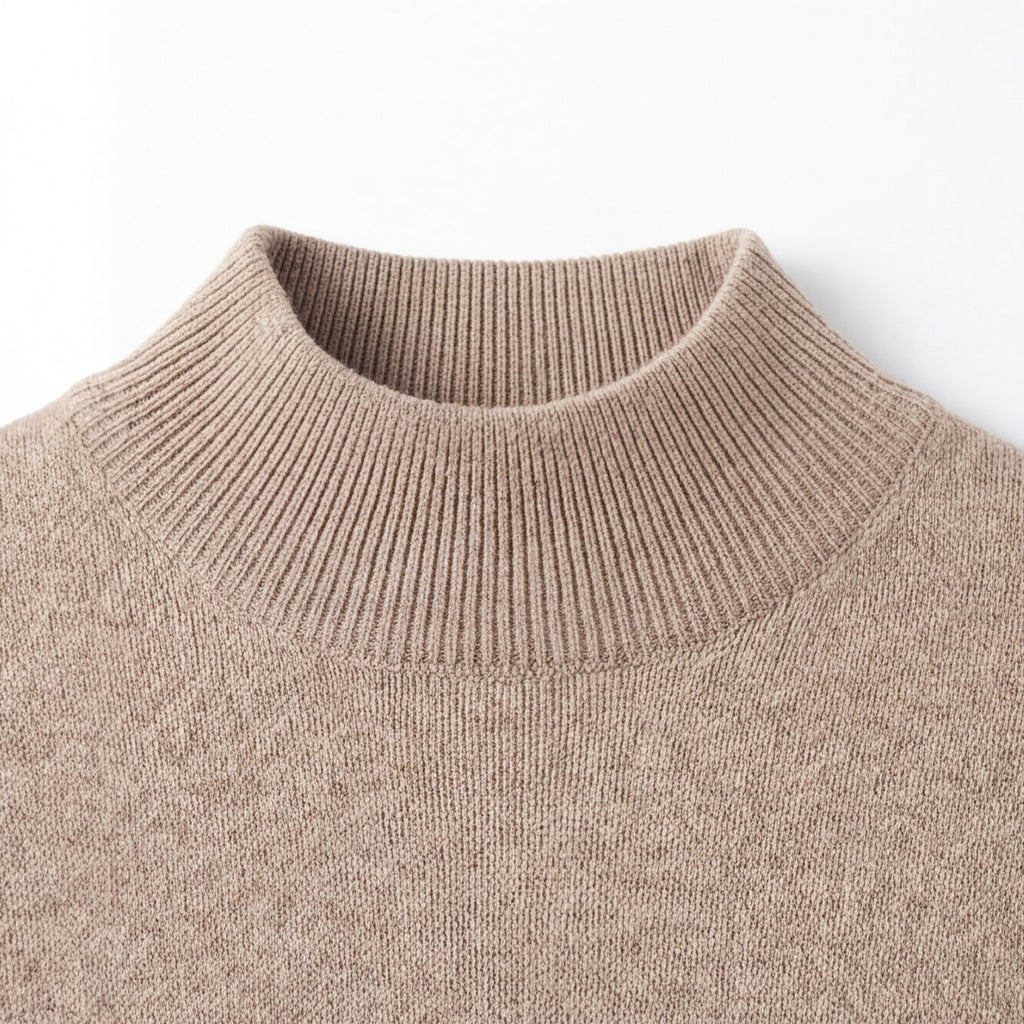 Matteo Bellini Merino Mock Neck Sweater