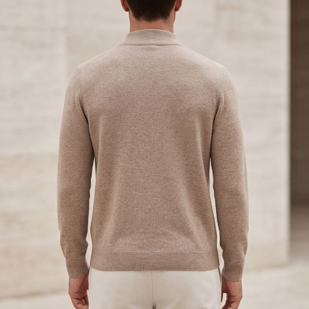 Matteo Bellini Merino Mock Neck Sweater