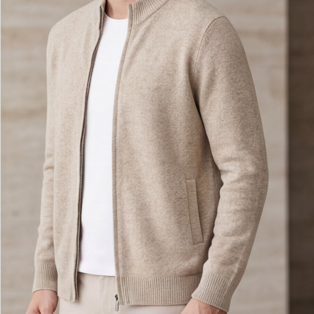 Matteo Bellini Merino Zip Cardigan
