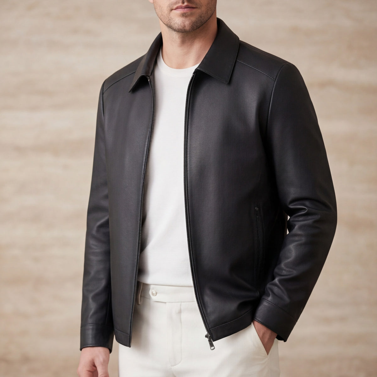 Matteo Bellini Milano Leather Jacket