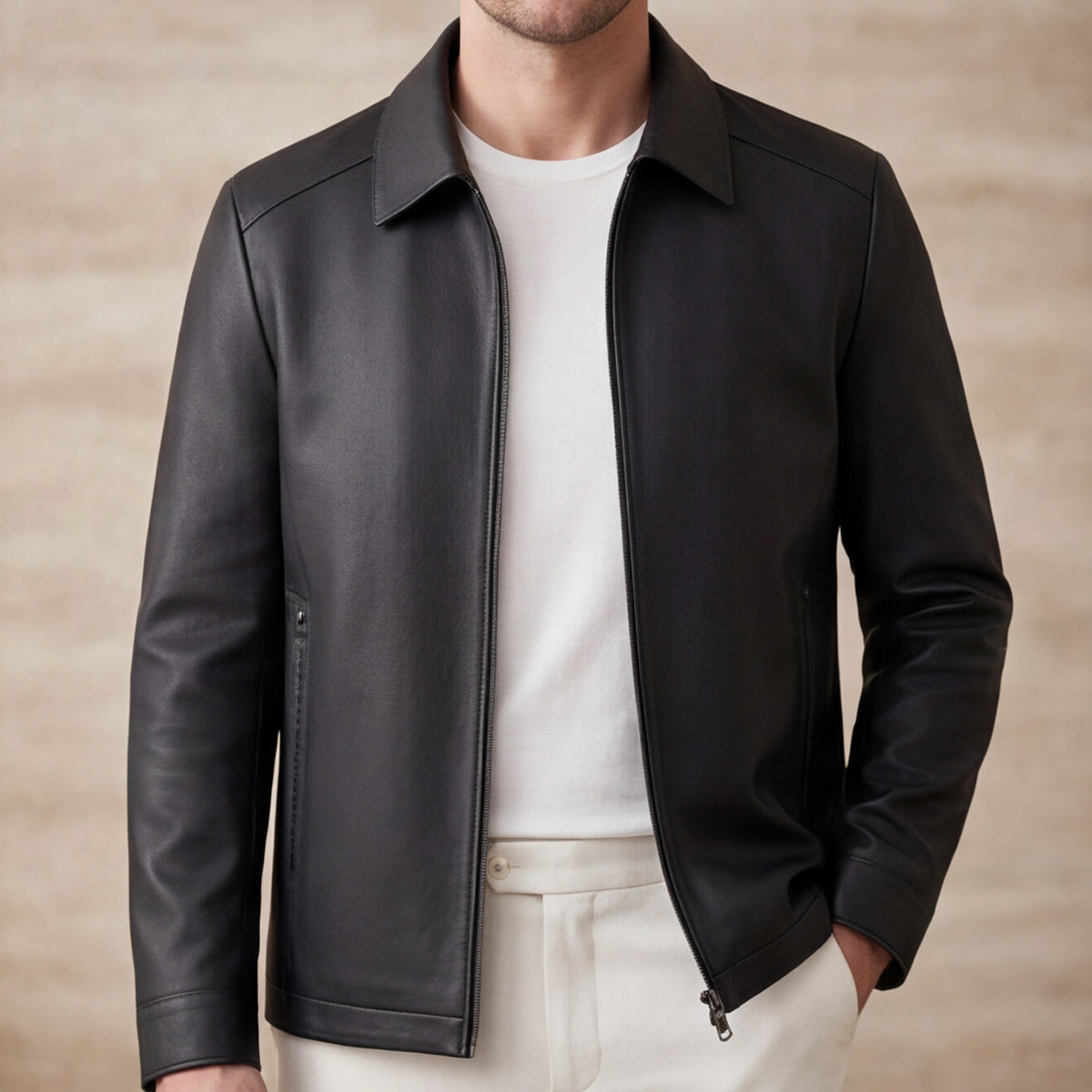 Matteo Bellini Milano Leather Jacket