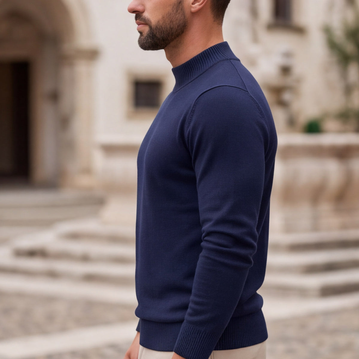 Matteo Bellini Sarto Mock Neck Knit