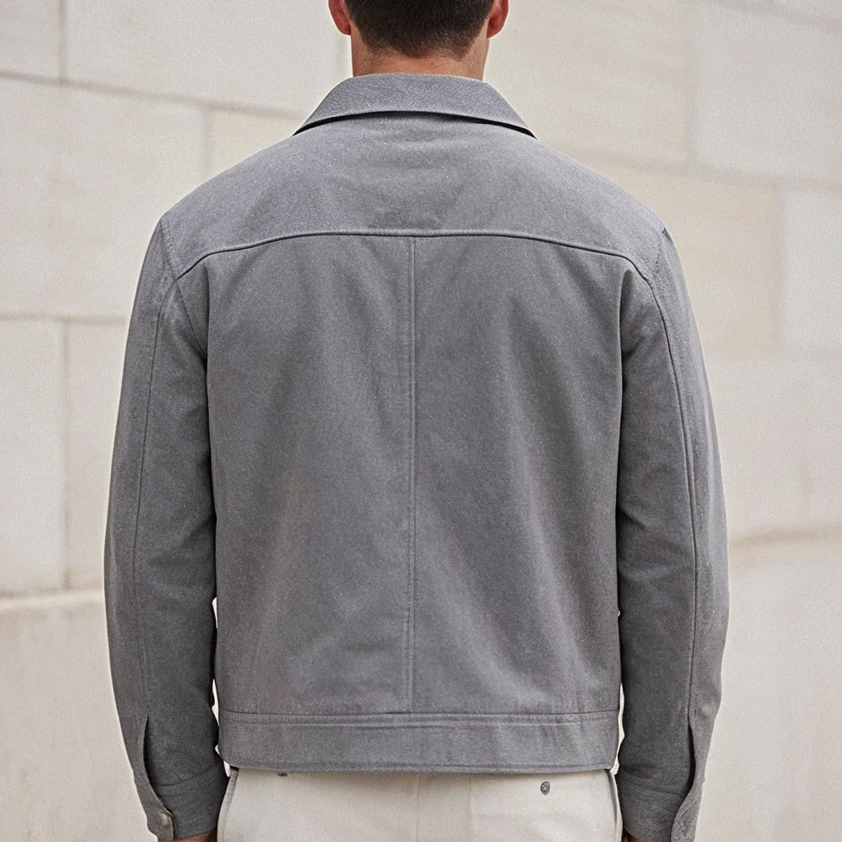 Matteo Bellini Suede Overshirt Jacket