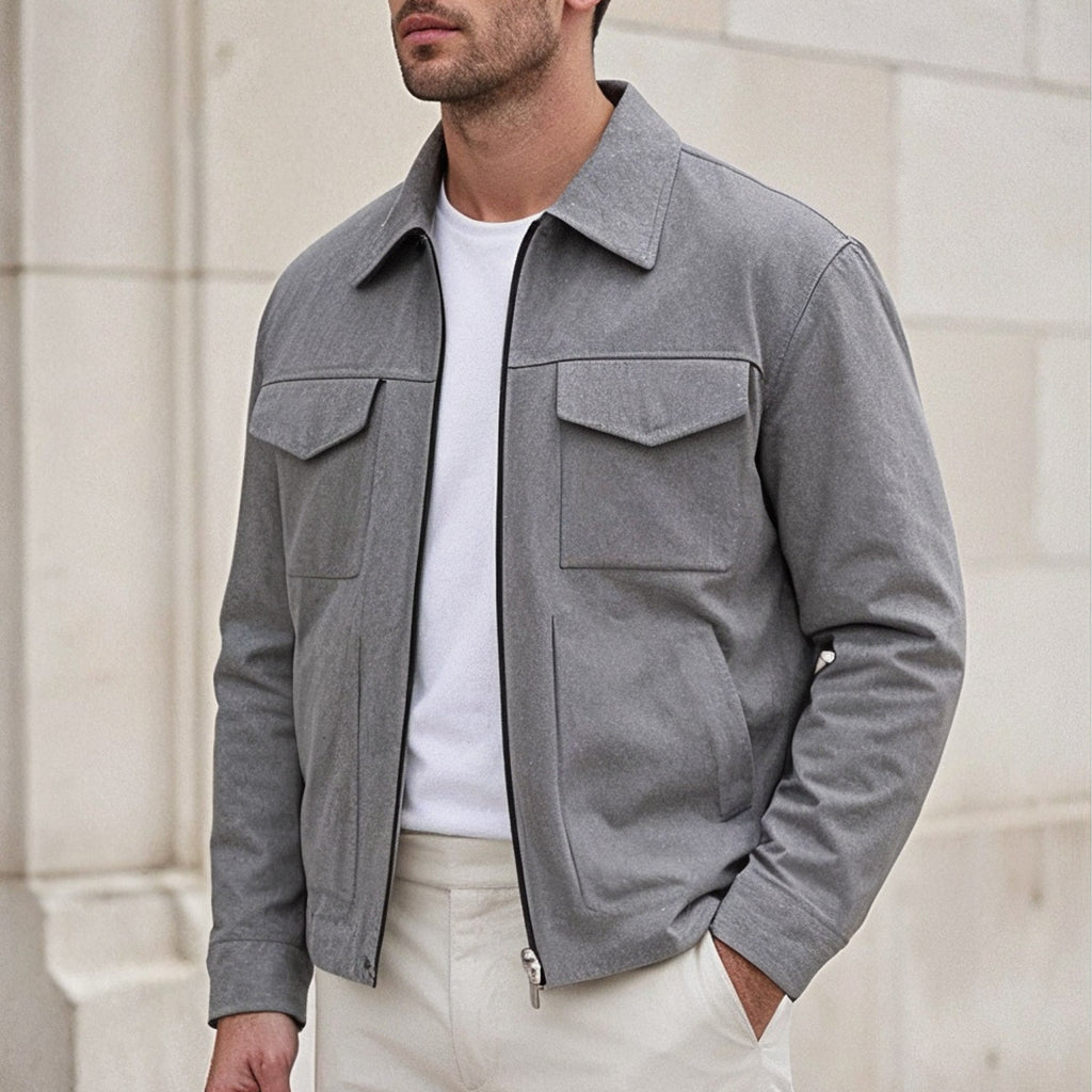 Matteo Bellini Suede Overshirt Jacket