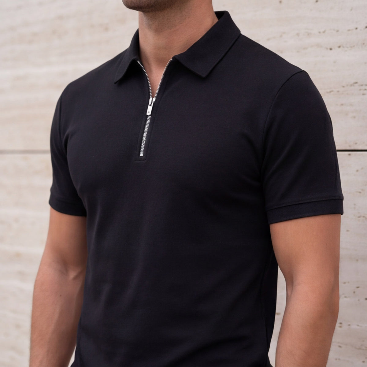 Matteo Bellini Zip Collar Polo