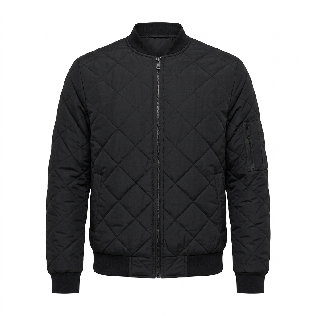 Matteo Bellini Aero Quilted Jacket - Black - product only