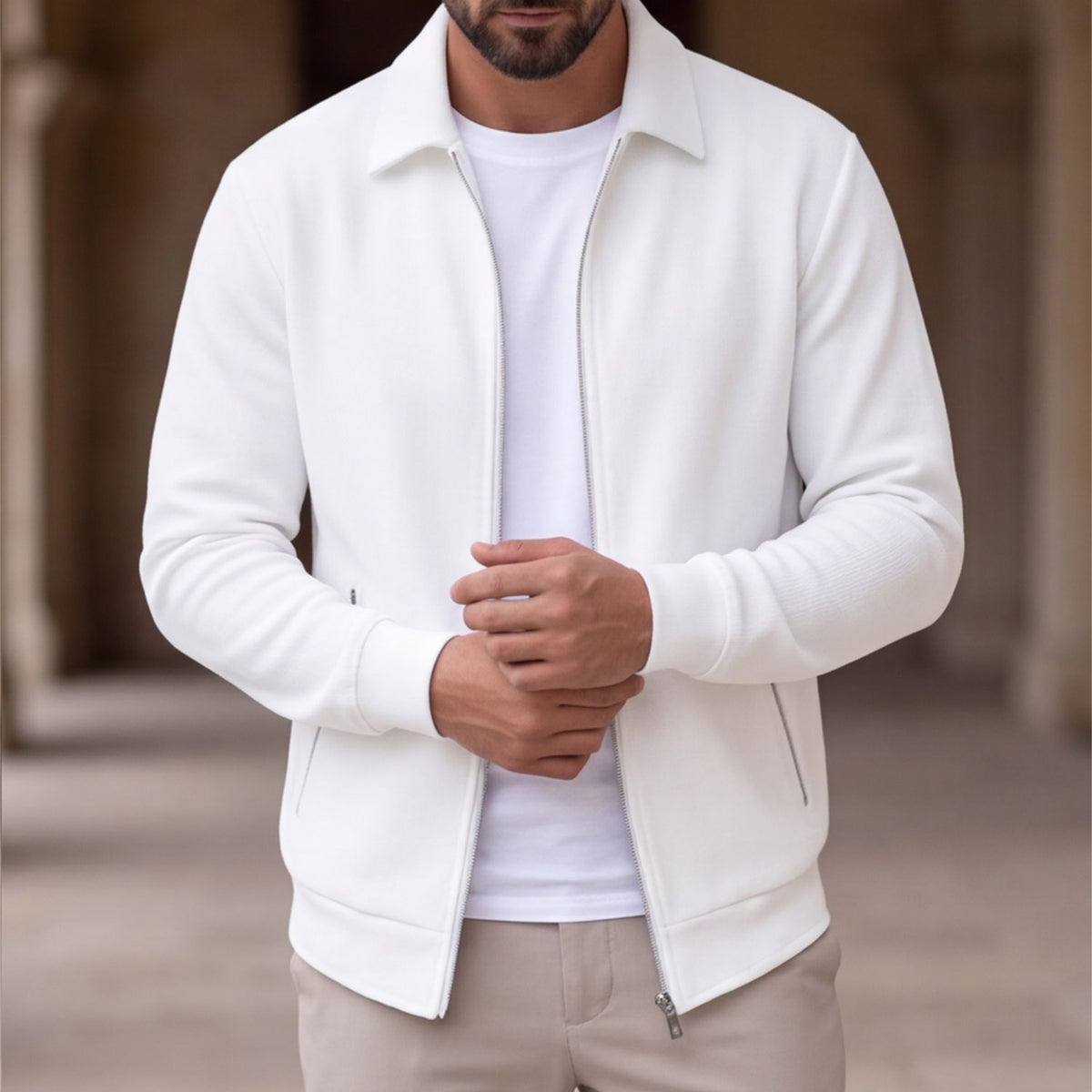 Matteo Bellini Waffle Jacket