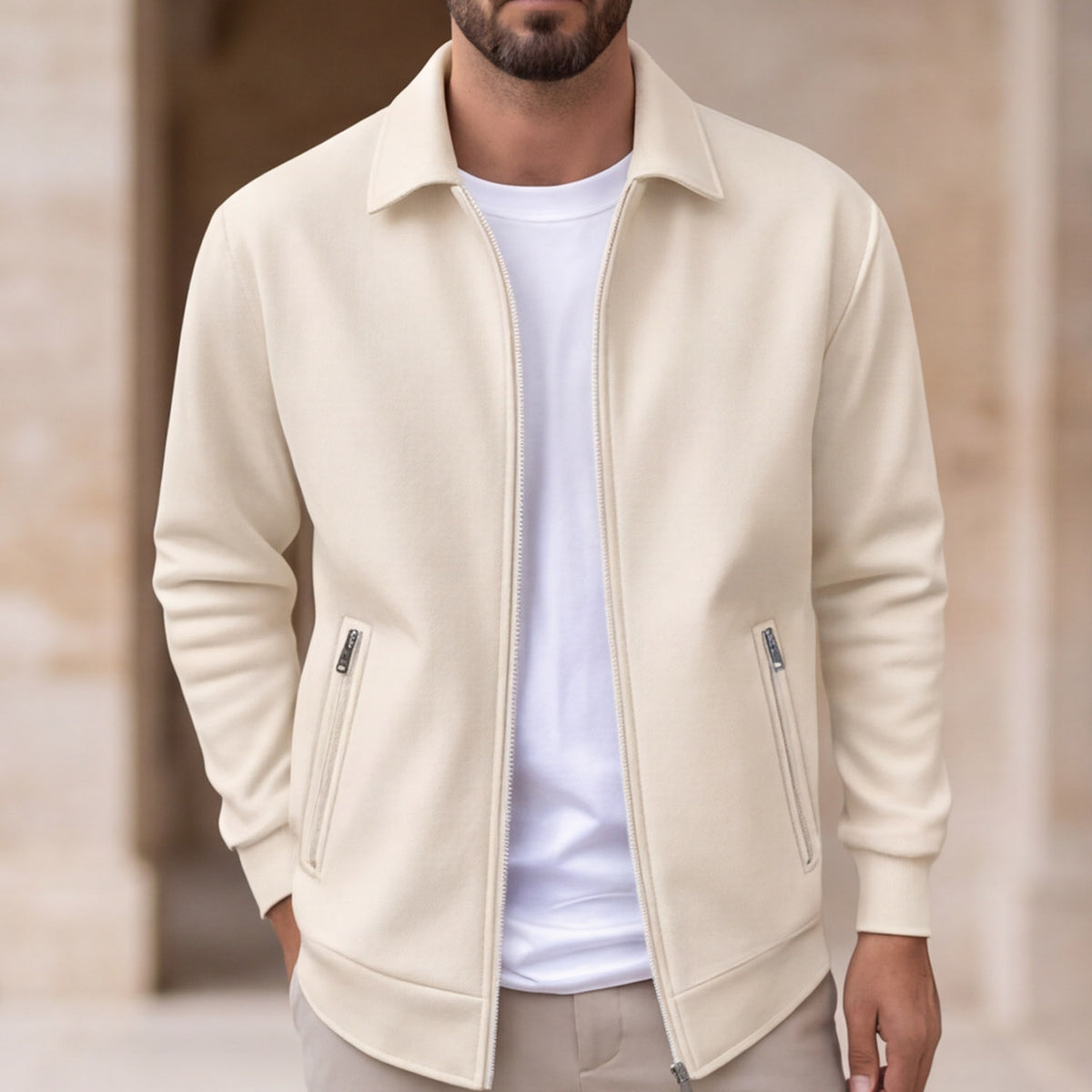 Matteo Bellini Waffle Jacket