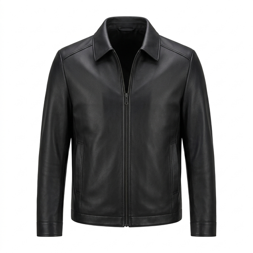 Matteo Bellini Bellaro Leather Jacket - Black - product only