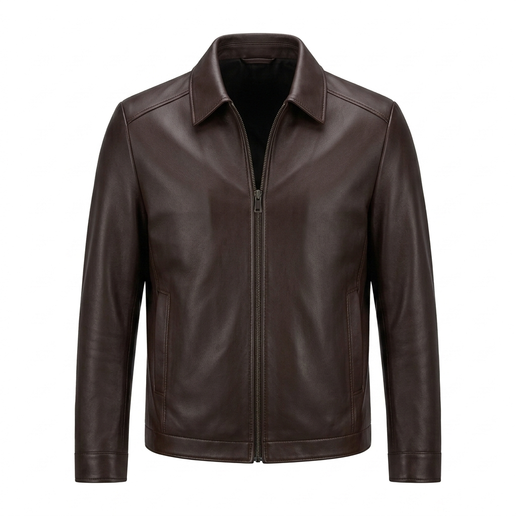 Matteo Bellini Bellaro Leather Jacket - Coffee - product only