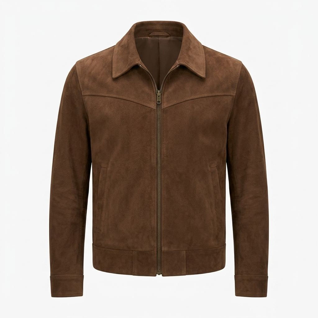 Matteo Bellini Belloro Suede Jacket - Brown - product only