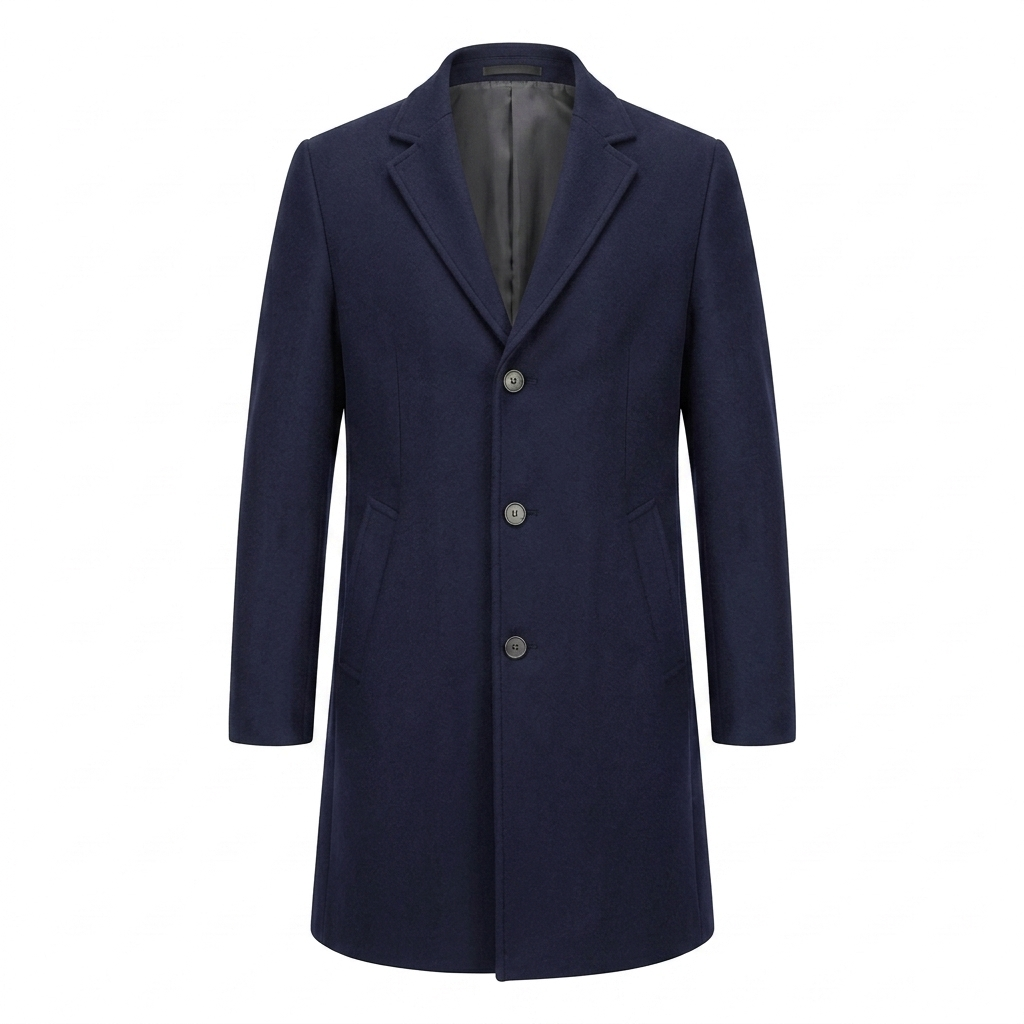 Matteo Bellini Monteluce Coat - Dark Blue - product only