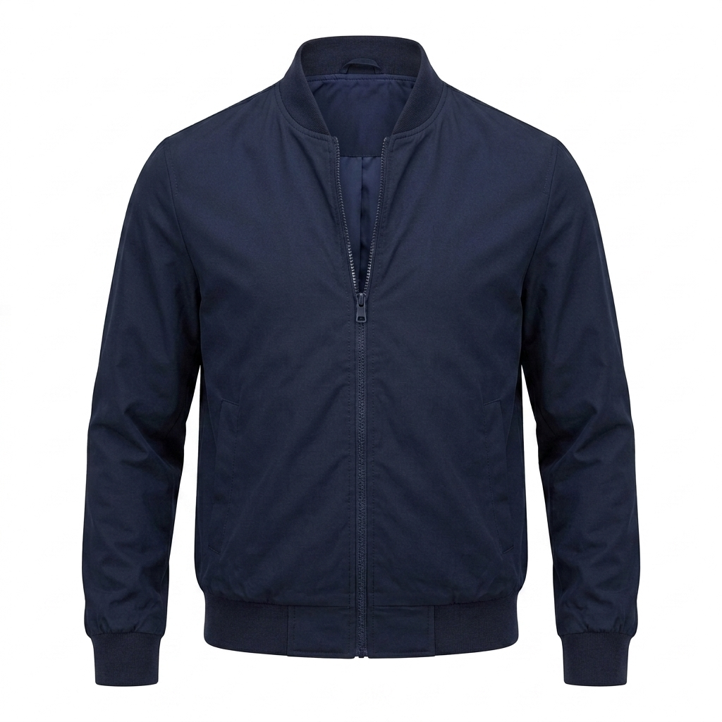 Matteo Bellini Regent Bomber Jacket - Navy Blue - product only