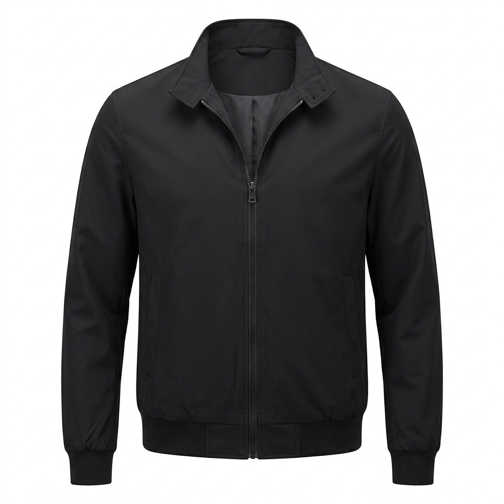 Matteo Bellini Salvieri Harrington Jacket - Black - product only