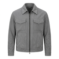 Matteo Bellini Suede Overshirt Jacket - Gray - product only